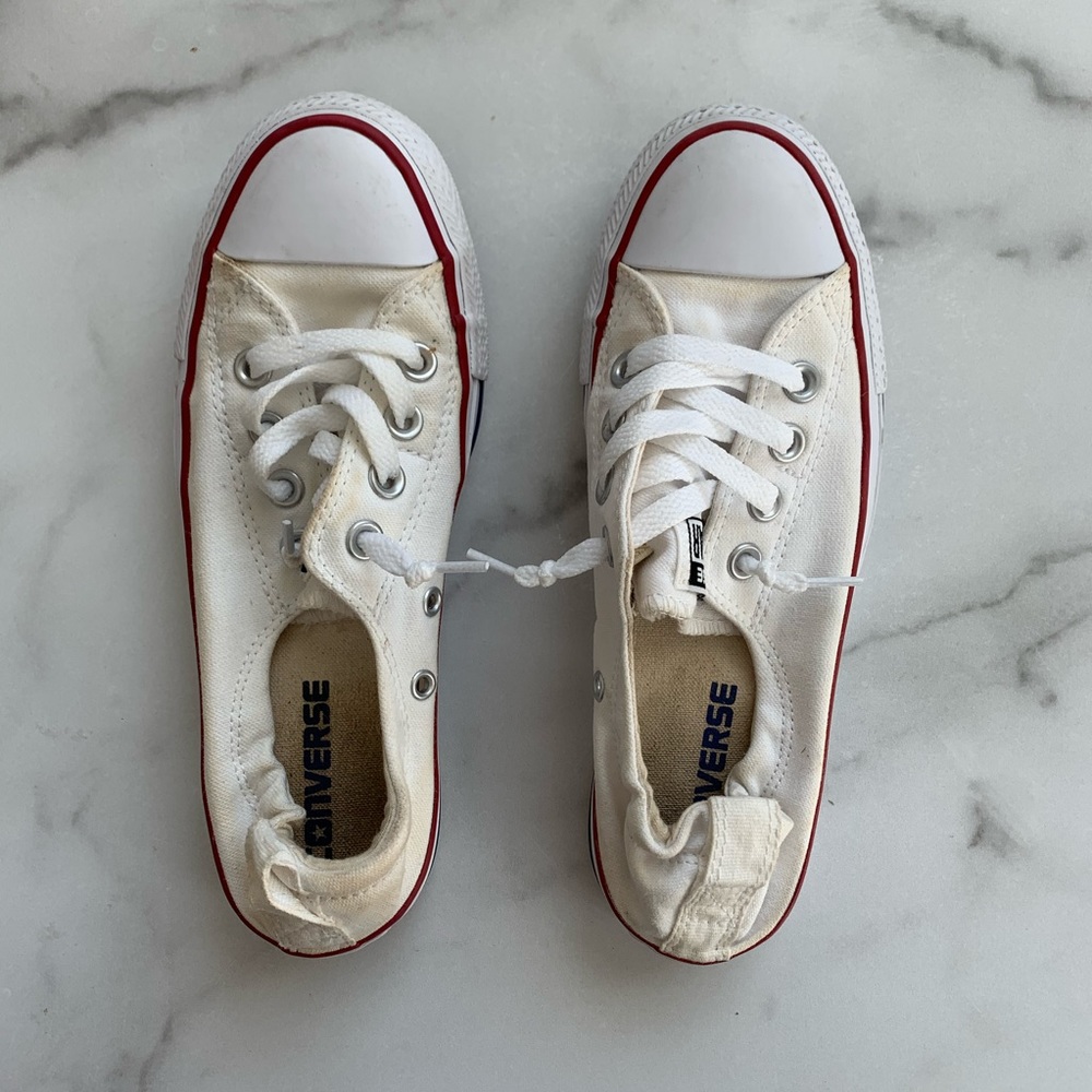 White Converse Women’s Size 6